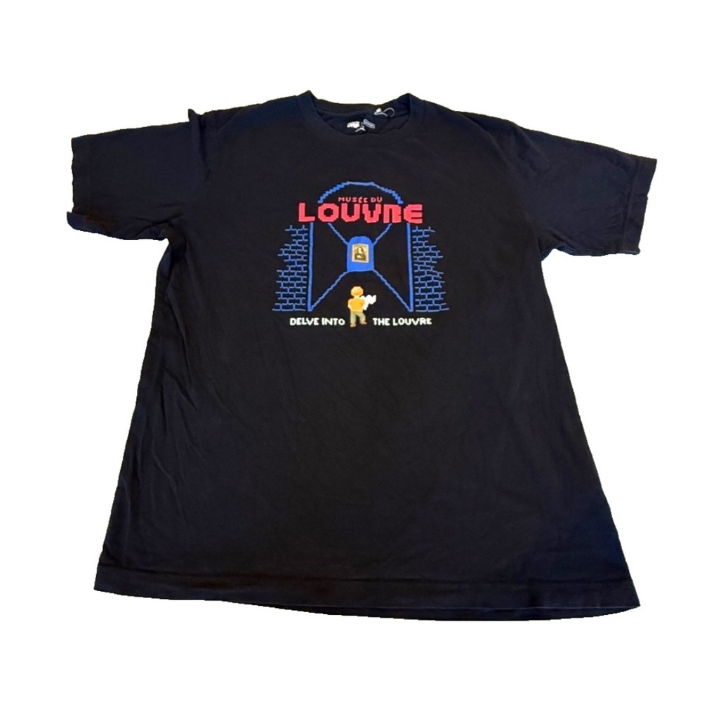 Musee Du Louvre T-Shirt; UTGP 2024 Sarah Andelman Prize; Black; Large; NWT